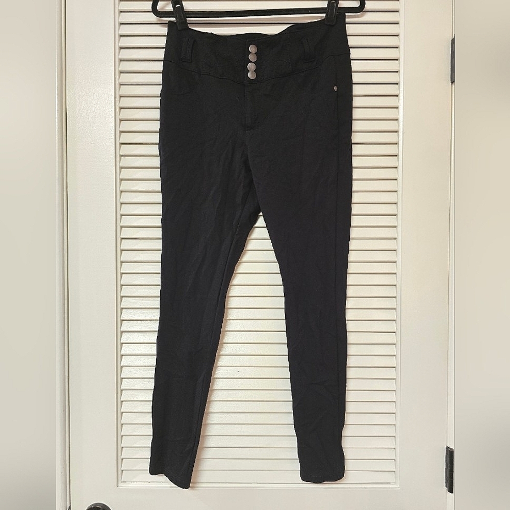Ci Sono - Black Classic Stretchy Skinny Legging Pants